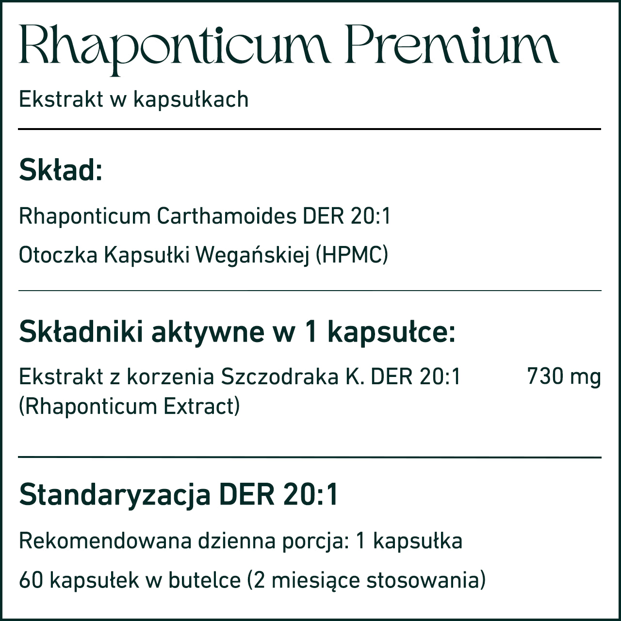Rhaponticum Premium
