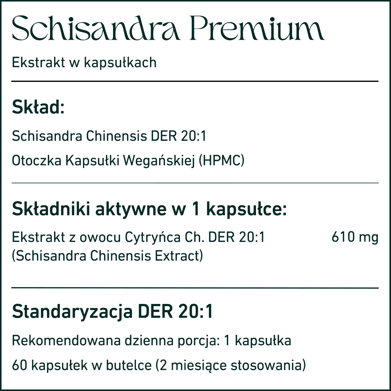 Schisandra Premium